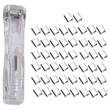 Bindclips Nietjesmachine voor Papier - Incl. 50 Bindclips