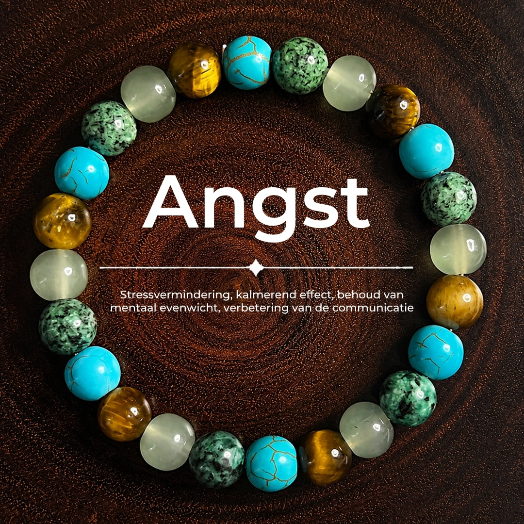 Natuurstenen Kralenarmband