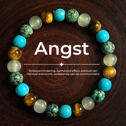 Natuurstenen Kralenarmband