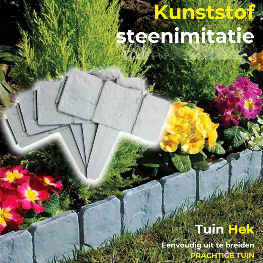 Kunstmatig Natuursteen Tuinhek - 10 Stuks