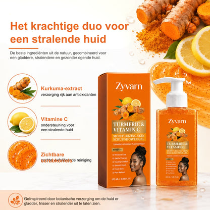Exfoliërende Douchgel met kurkuma en vitamine C