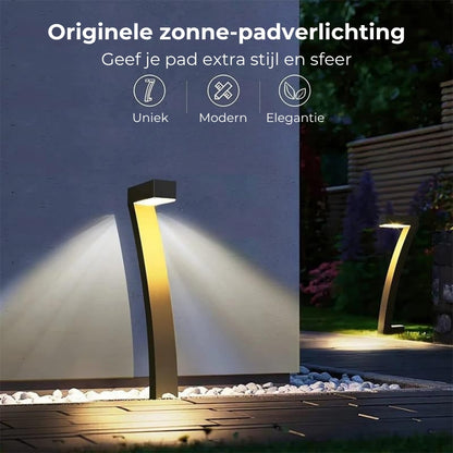 Moderne Tuinlamp op Zonne-Energie