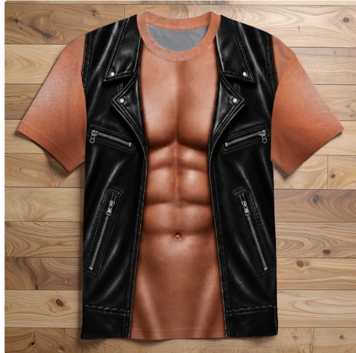 T-shirt met Spierprint