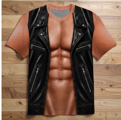 T-shirt met Spierprint