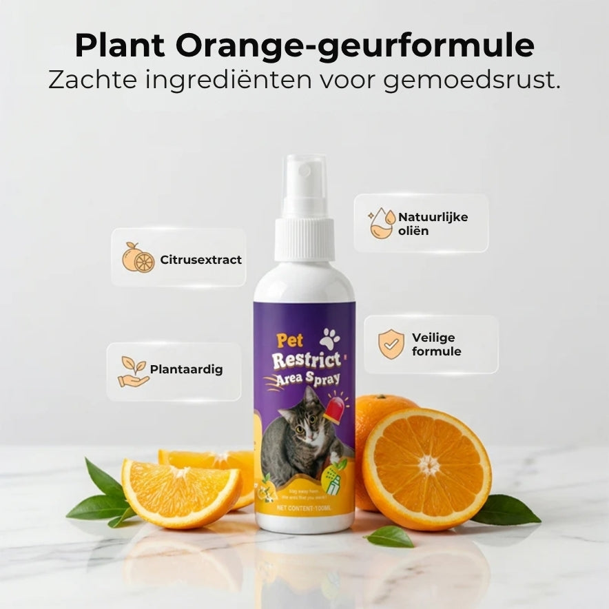 Huisdier Afweerspray – Natuurlijk & Veilig voor Verboden Zones in Huis & Tuin