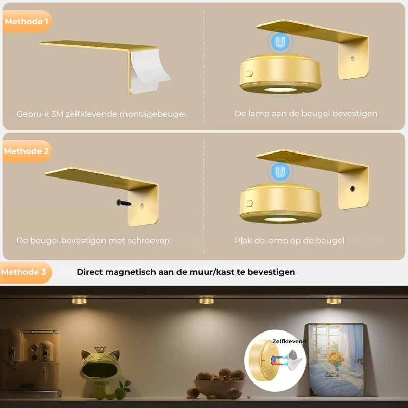 🖼️💡Magnetische schilderijlamp met 13 verlichtingsstanden