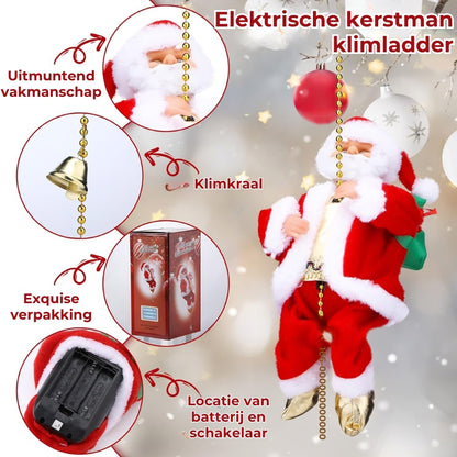 Klimmende Kerstman