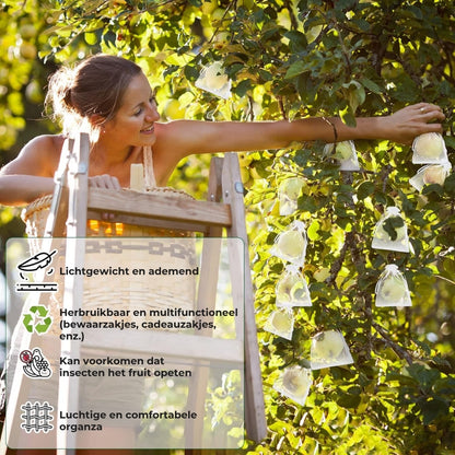 Groenten en Fruit Beschermzakjes - 50 Stuks