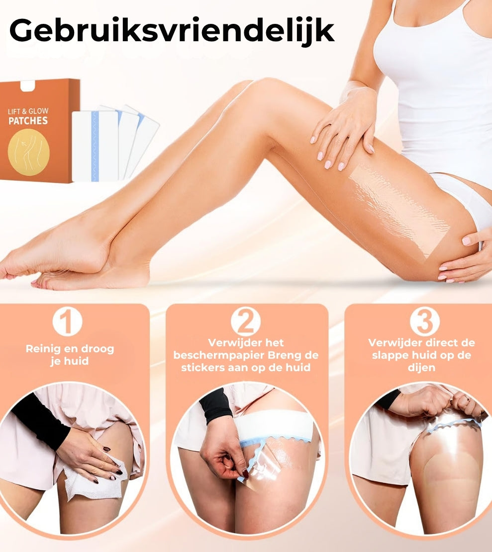 Lift & Glow Beenpleisters - 10 Stuks