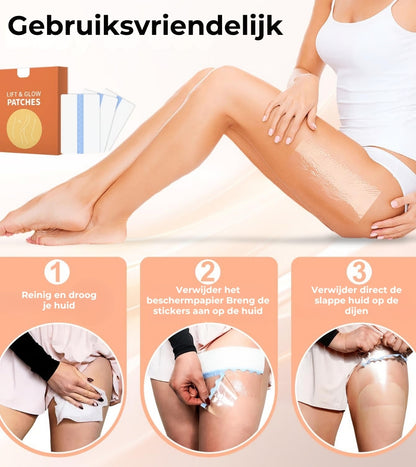 Lift & Glow Beenpleisters - 10 Stuks