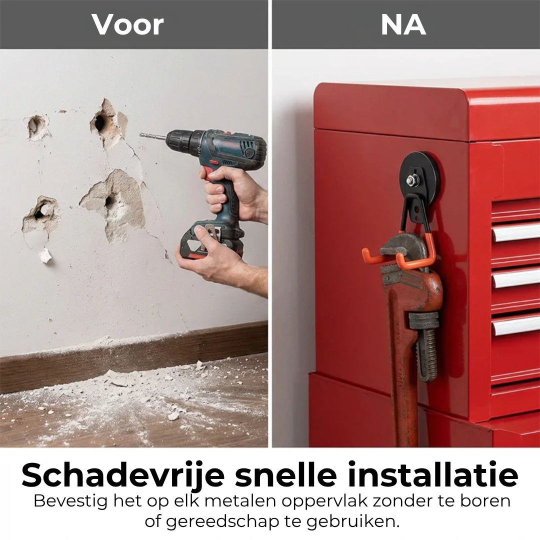 Magnetische Haak met Dubbele Klauw voor Zwaar Gebruik