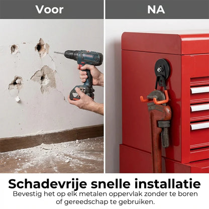 Magnetische Haak met Dubbele Klauw voor Zwaar Gebruik