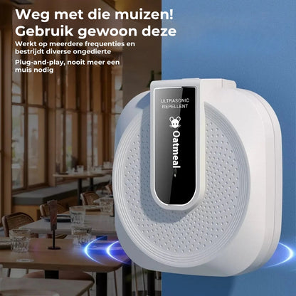 Ultrasone afschrikker tegen ratten en insecten – 360° slimme technologie🔉🐀