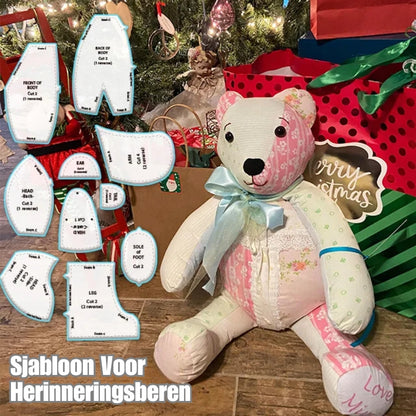 Herinneringsbeer DIY-set (10 stuks) - met instructies