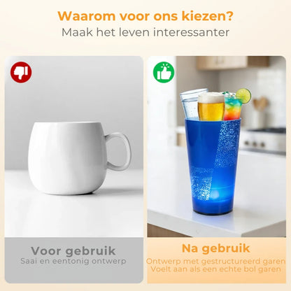 Lichtgevende LED Drinkbeker - 414 ml