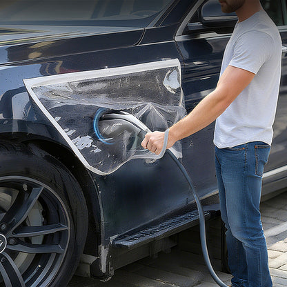 Auto Oplaadpoort Regenhoes - Magnetisch en Waterdicht