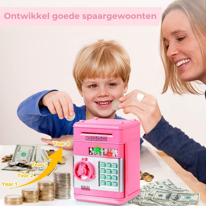 Mini elektronische geldautomaat met pincode