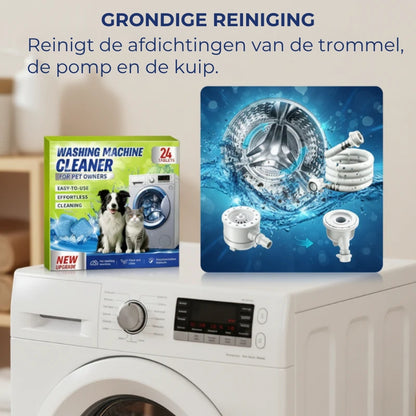 Wasmachine Reinigingstabletten tegen Dierenhaar - 24 Stuks
