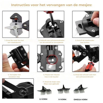 2-in-1 Entgereedschap: snoeischaar