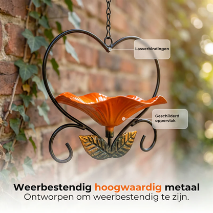 Hangend Vogelvoederbakje met Bloemmotief