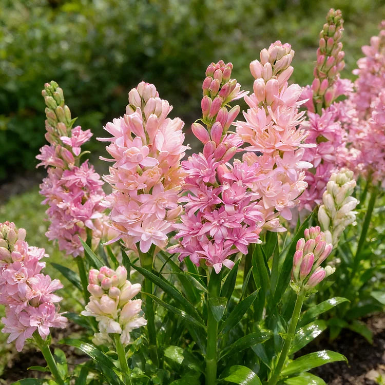 Dubbele Tuberoos Bollen (6 stuks) – Geurende Bloembollen (Polianthes tuberosa)