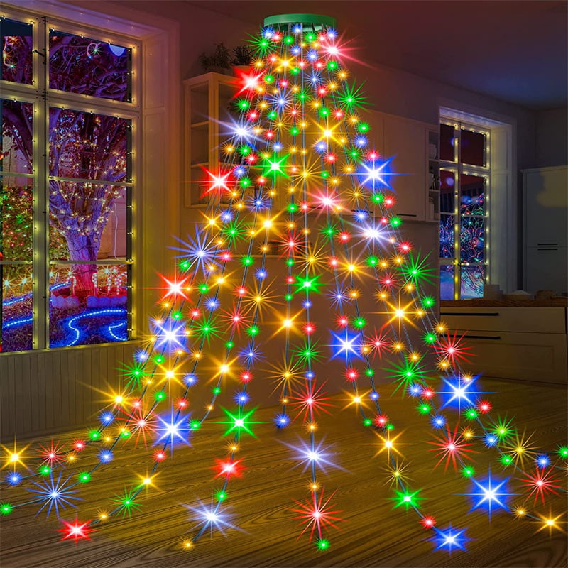 Waterval Kerstboomlampjes
