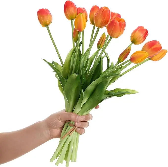 Everbloem Tulpen – Echt gevoel natuurgetrouwe kunsttulpen (15st)