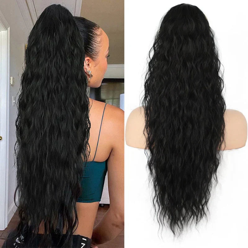 50cm Krullende, Golvende Frizz-Haarextensions