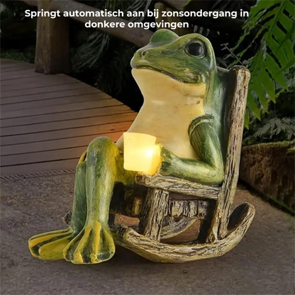 Kikker Solar Tuindecoratie