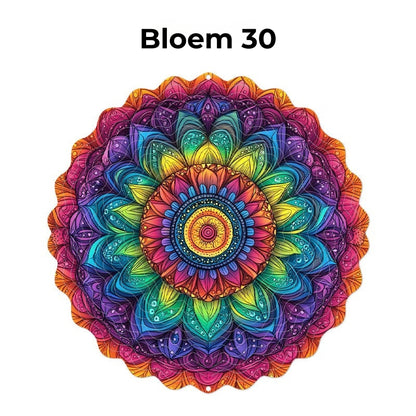 Hangende Windvanger Mandala-3D-effect