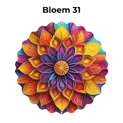 Hangende Windvanger Mandala-3D-effect