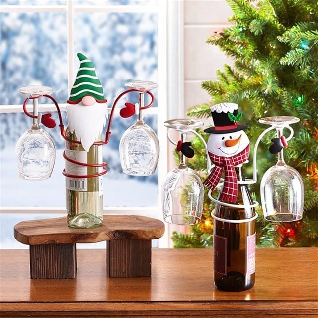 Wijnglazenhouder Kerst