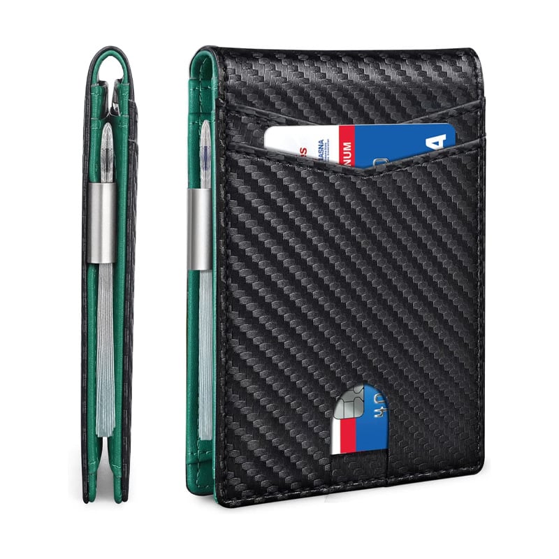 Anti-Diefstal Leren Portemonnee