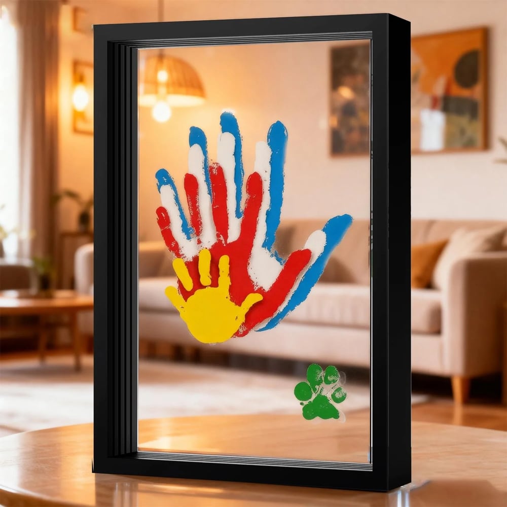 DIY Handafdruk Kunstwerk