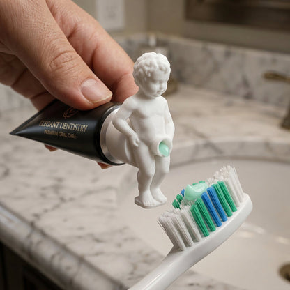 Manneken Pis Tandpastadispenser