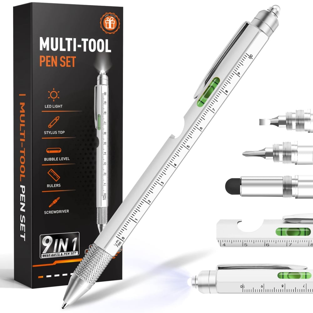 9-in-1 Multifunctionele Toolpen