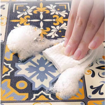 Retro Sneldrogende Waterafvoerende Mat Voor Keuken- En Barwerkbladen