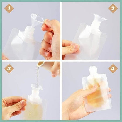 Herbruikbare Cosmetische Reiszakjes - 10 Stuks