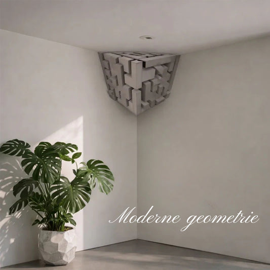 3D optische illusie hoekmuursticker