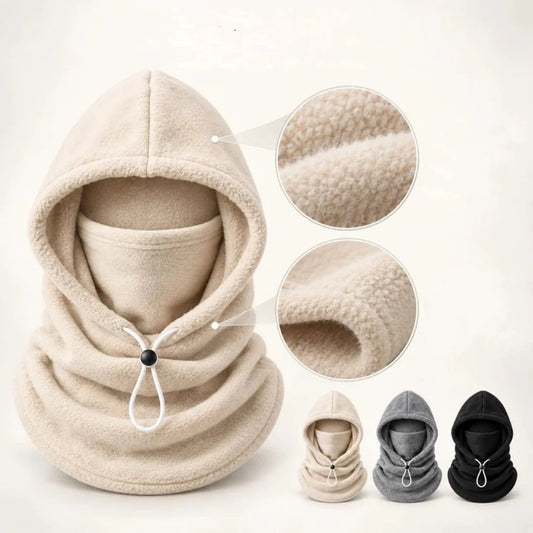 3-in-1 Wintercapuchon met Gezichtsmasker en Nekwarmer