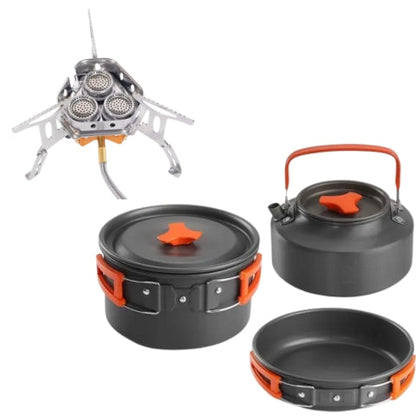 Multifunctioneel Draagbaar Camping Kookset