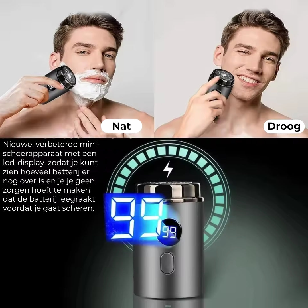 Elektrisch Mini-Scheerapparaat met LED Display