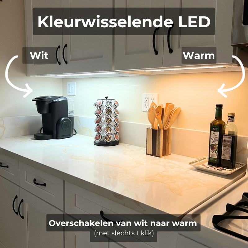 LED-huislamp L - Snelle installatie, bewegingsdetectie, kleurwisseling