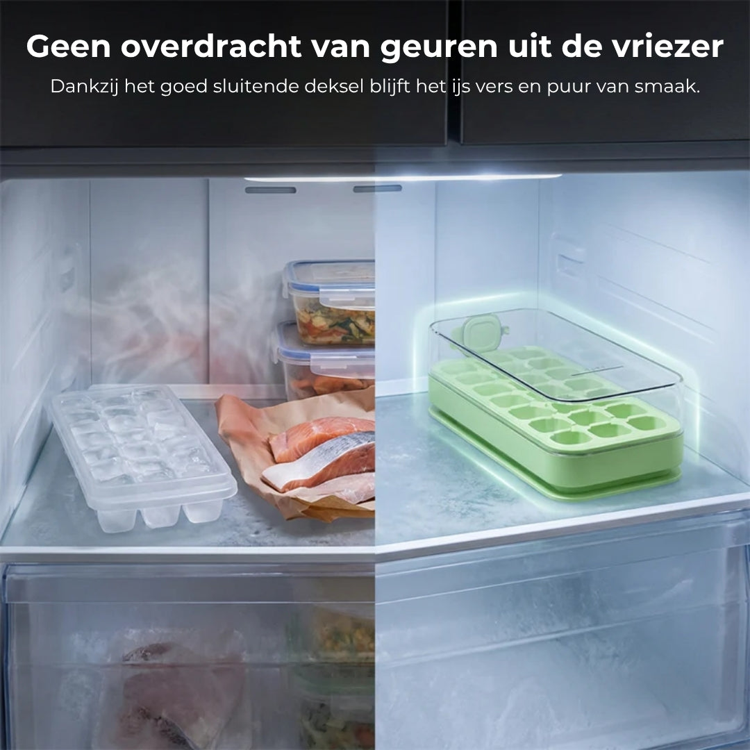 Afgesloten Ijsblokjesvorm met Deksel