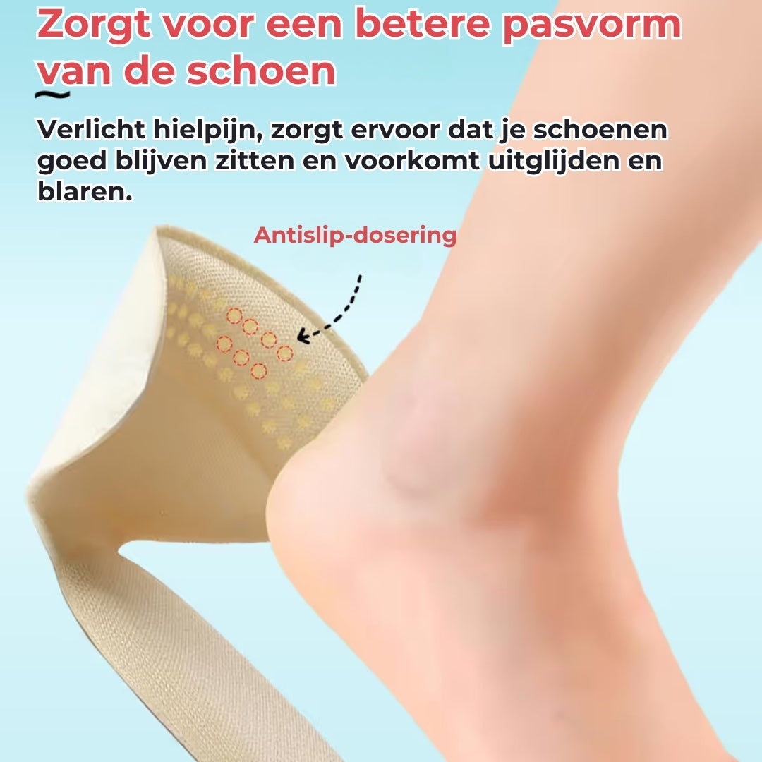 Hielbeschermende Anti-Slip Inlegzolen - 2 Stuks