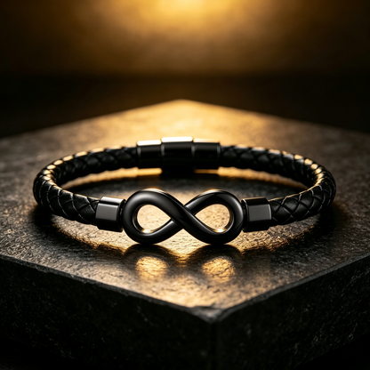 Premium Gevlochten Leren Armband voor Heren