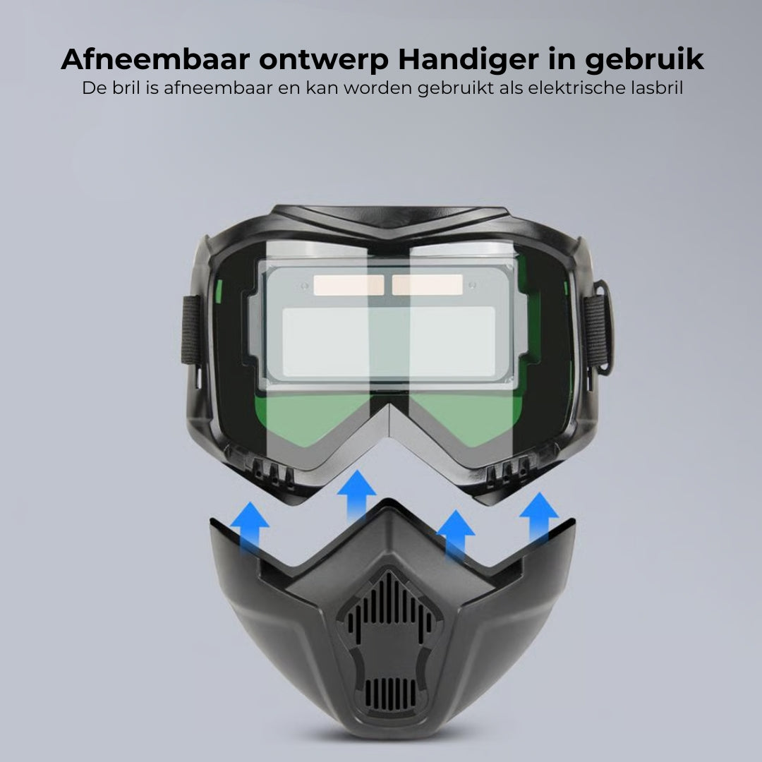 Gezichtsmasker met Automatische Verduistering en Koolstoffilter