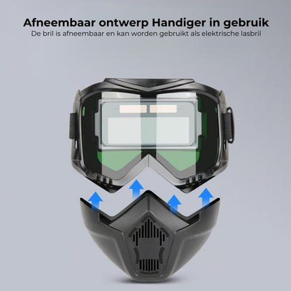 Gezichtsmasker met Automatische Verduistering en Koolstoffilter