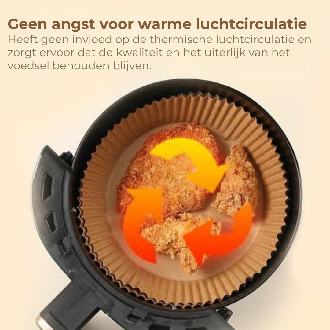 Airfryer Bakpapier - 100 Stuks