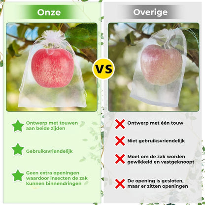 Groenten en Fruit Beschermzakjes - 50 Stuks